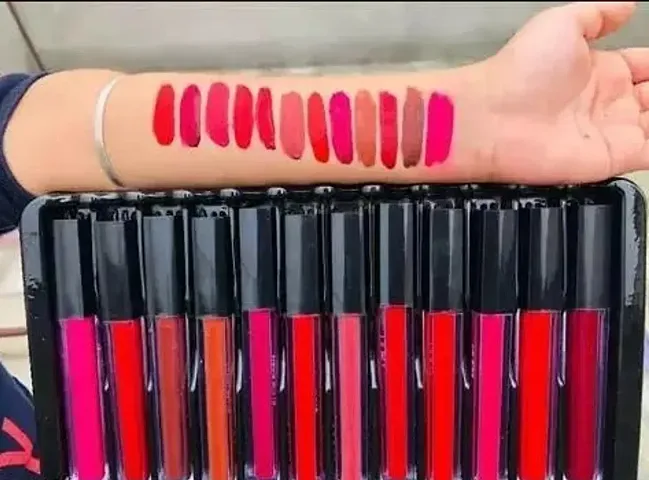 Liquid Matte Lipsticks Set Of 12 pcs