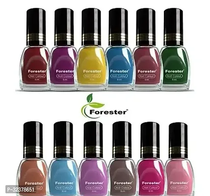 Multicolored Nail Polish Pack Of 12-thumb0