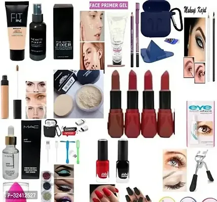 Flawless Charm with Makeup combo kit Of 32 Matte Finish Items | [For all skin tone] Bridal makeup kit