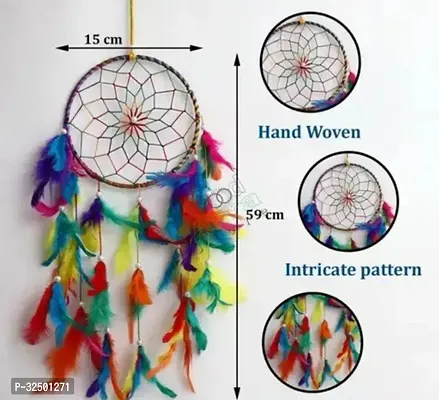 Dream Catchers Wall Hangings for Home Decor Pack of 2-thumb3