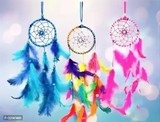 Dream Catchers Wall Hangings for Home Decor Pack of 3-thumb0