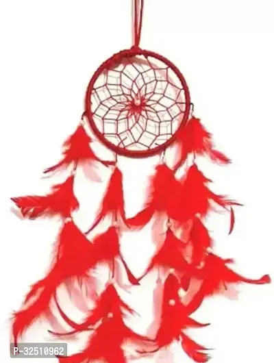 Feather Dream Catcher Wall Hanging-thumb0