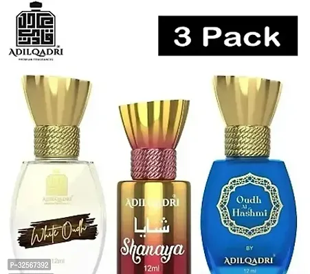 Shanaya, White Oudh, Oudh Al Hashmi Attar Combo Pack - 3-thumb0