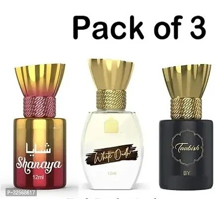 Shanaya,White Oudh,Oudh Al Hashmi Attar Combo Pack-3 Ml Each