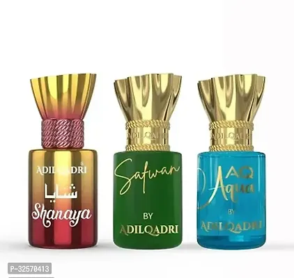 3 Pcs Attar Set Shanaya, Safwan And AQ Aqua 5.5 ML