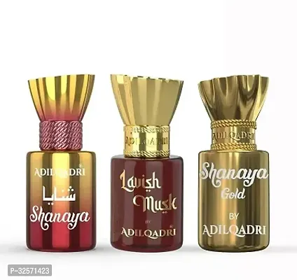 3 Pcs Attar Set Shanaya, Lavish Musk And Shanaya Gold 5.5 Ml