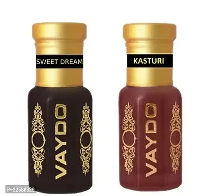 Sweet Dream + Kasturi Attar Unique Fragrance Long Lasting For Men Women | Herbal Attar 12 ml combo pack