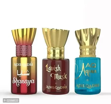 3 Pcs Attar Set Shanaya, Lavish Musk And Aq Aqua 5.5 Ml-thumb0