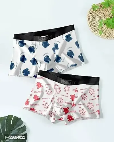 Stylish Nylon Printed Underwear for Men, Combo-thumb0