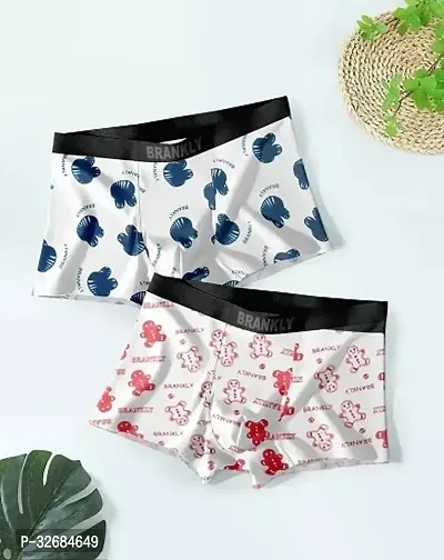 Stylish Nylon Printed Underwear for Men, Combo-thumb0