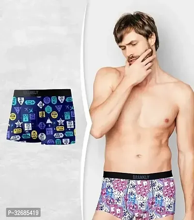 Stylish Nylon Printed Underwear for Men, Combo-thumb0