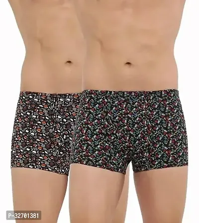 Stylish Nylon Printed Underwear for Men, Combo-thumb0