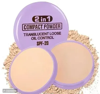 2 In 1 Face Powder Compact Matte Finish Spf-20 15Gm