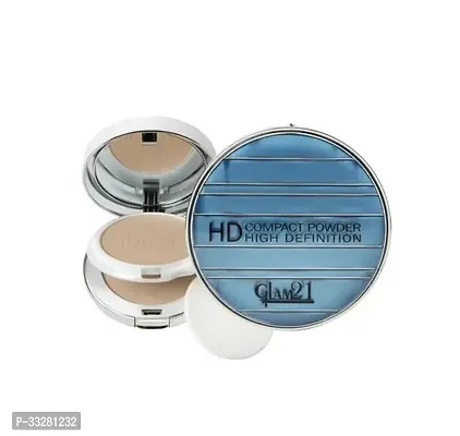 2 In 1 HD Compact Powder| Oil Free Formula | Long Lasting Freshness| 12hrs Stay| Natural Matte Finish|Fairy Tile-20gm