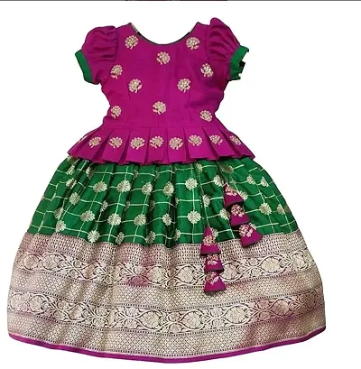 Classic Ethnic Wear Lehenga Cholis for Kids Girl