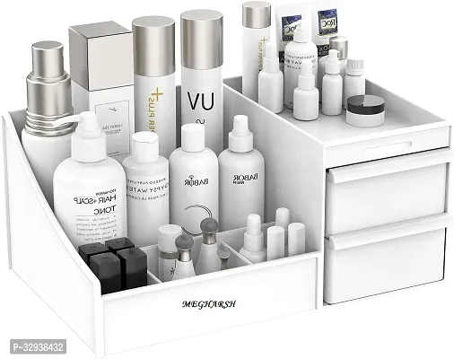 Luxury White Skincare and Makeup Organizer with Multiple Drawers and Compartments