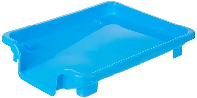 Blue 3 in 1 Large Durable Plastic Kitchen Sink Dish Rack Drainer-thumb3