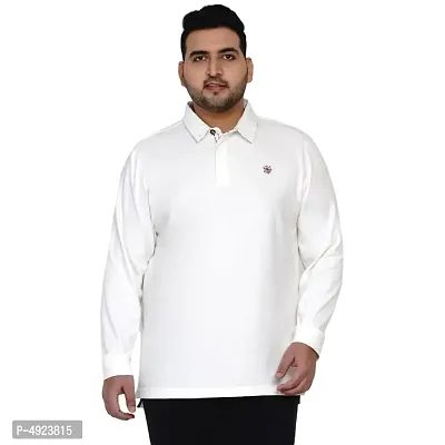 Plus Size Export Premium Quality Regular Fit Polo Neck T-Shirt for Men-thumb0