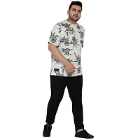 Plus Size Export Premium Quality Regular Fit Round Neck Printed T-Shirt for Men-thumb1