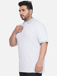 Latest Cotton Plus Size Regular Fit Polo Casual T-Shirt-thumb2