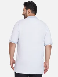 Latest Cotton Plus Size Regular Fit Polo Casual T-Shirt-thumb3