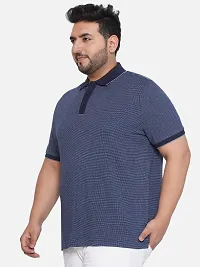 Latest Cotton Plus Size Regular Fit Polo Casual T-Shirt-thumb2