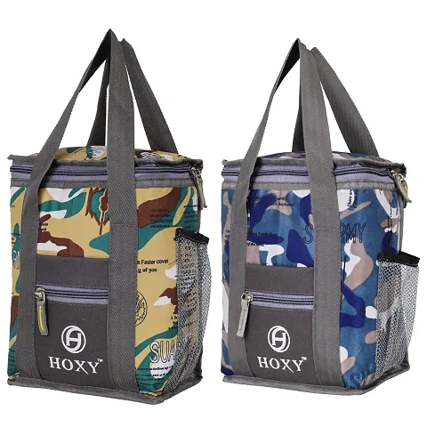 hoxy Lunch bag (Pack of 2) for Office ,School , College, L Waterproof Lunch Bag Waterproof Lunch Bag