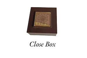 Premium Gold Plated Pooja Box Pocket Temple 3x3 Inch-thumb2