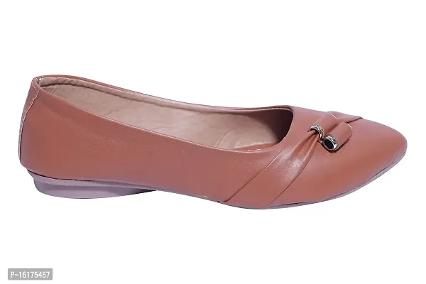 Spine Women Beige Flat synthetic Bellies For casual  Office Wear-thumb2