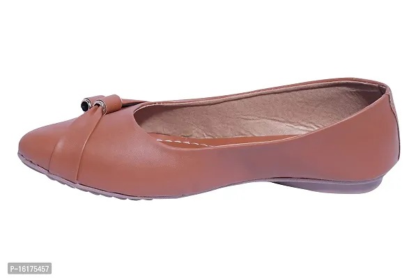 Spine Women Beige Flat synthetic Bellies For casual  Office Wear-thumb3