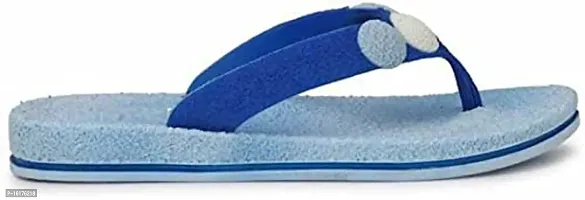 SPINE Women Blue Flat Slipon-thumb3