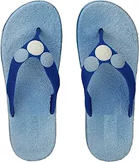 SPINE Women Blue Flat Slipon-thumb3