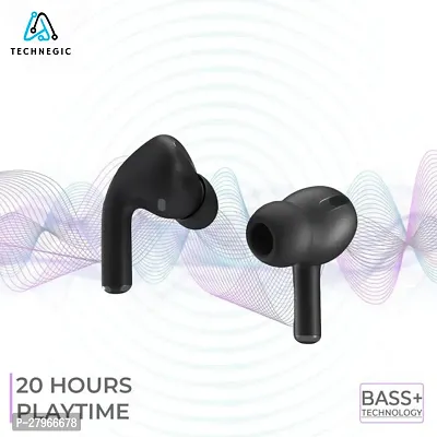 Modern Wireless Bluetooth Earbuds Headphones with Mic-thumb2