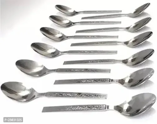 Stainless Steel Tea Spoon/Coffee Spoon/Sugar Spoon Set of 24, Spoon Size - 16Cm (Thickness: 2 mm) (Set of 24) TN-1-thumb4