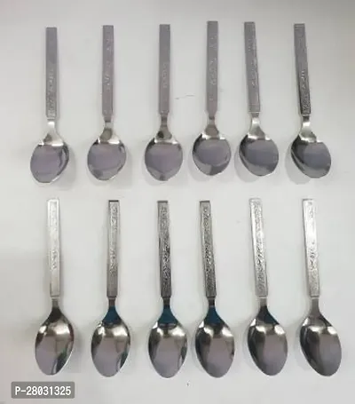 Stainless Steel Tea Spoon/Coffee Spoon/Sugar Spoon Set of 24, Spoon Size - 16Cm (Thickness: 2 mm) (Set of 24) TN-1-thumb5