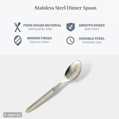 Stainless Steel Tea Spoon/Coffee Spoon/Sugar Spoon Set of 24, Spoon Size - 16Cm (Thickness: 2 mm) (Set of 24) TN-1-thumb3
