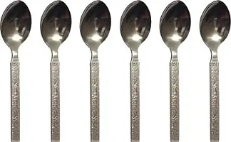 Stainless Steel Spoons, Set of 24, PCS, (16cm L), Combo offer contains 24 pc stainless steel spoons Spoons made from Food Grade High Quality Stainless Steel (Set of 24)-thumb4