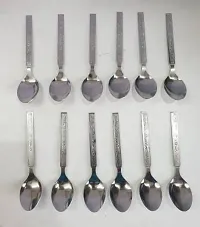 Stainless Steel Spoons, Set of 24, PCS, (16cm L), Combo offer contains 24 pc stainless steel spoons Spoons made from Food Grade High Quality Stainless Steel (Set of 24)-thumb2