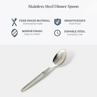 Stainless Steel Spoons, Set of 24, PCS, (16cm L), Combo offer contains 24 pc stainless steel spoons Spoons made from Food Grade High Quality Stainless Steel (Set of 24)-thumb3