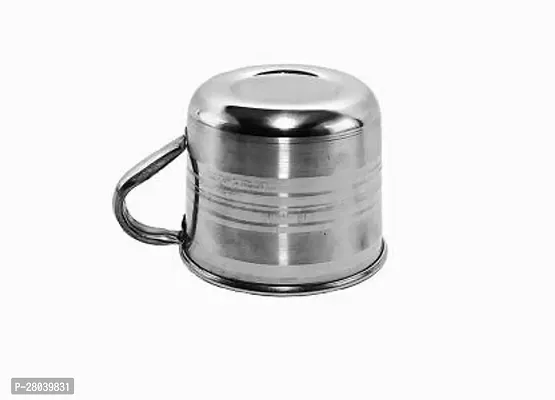 Stainless Steel Tea Steel Cup, Tea, Ideal for Serving Coffee and Tea Stainless Steel Finish Payali Set (Pack of 6, Silver) TN-3-thumb4