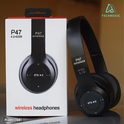 P47 Wireless Bluetooth Headphones-thumb0