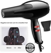 Combo of Nova Portable 1000 Watt  Hair Dryer With N0VA 6130 Hair Dryer Machine 1800 watt Salon Style with 2 Speed 3 Heat Settings (Pack of 2)-thumb1