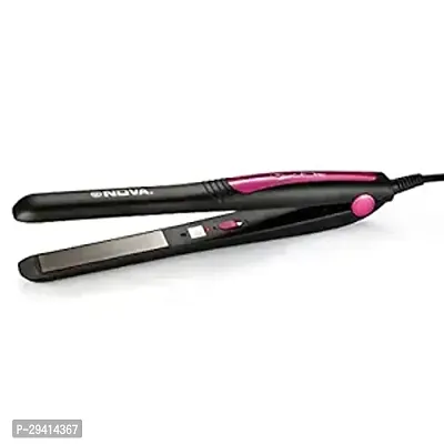 Nova NHS - 840 Selfie Hair Straightener for Women (Pink)-thumb0