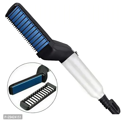 Ascetic Men's Electric Hair Styler and Beard Straightener Comb for Modeling-thumb3