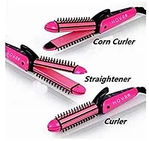 3 In 1 Professional Straightener Crimper Roller For Women(Multi-Colour)-thumb1