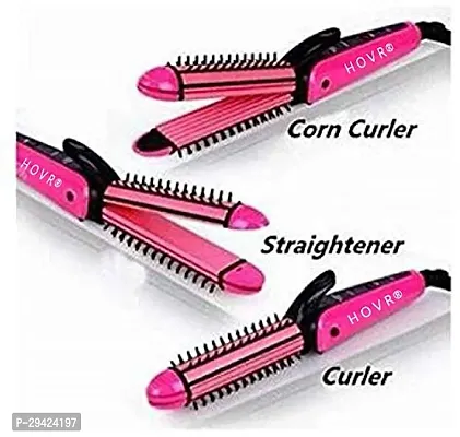 3 In 1 Professional Straightener Crimper Roller For Women(Multi-Colour)-thumb2