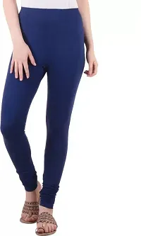 Fabulous Multicoloured Cotton Blend Solid Leggings For Women Pack Of 4-thumb1