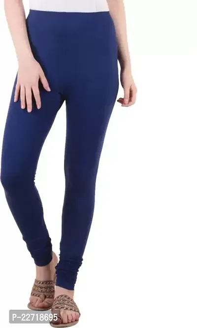 Fabulous Multicoloured Cotton Blend Solid Leggings For Women Pack Of 4-thumb2