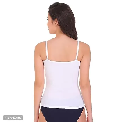 Cooltees4u Womens Slips InnerWear Adjustable Pure Cotton Camisole-thumb3