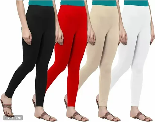 Devaas Multicolor leggings for Womens Free Size Pack Of 5 Combo Offer :  : Fashion